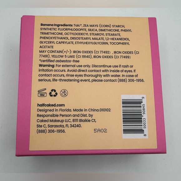 HALF CAKED Star Bright Loose Setting Powder in Banana - Picture 3 of 6